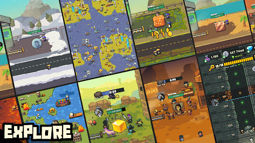 PlGra gameplay - Widok kopalni z pracownikami wydobywającymi surowce